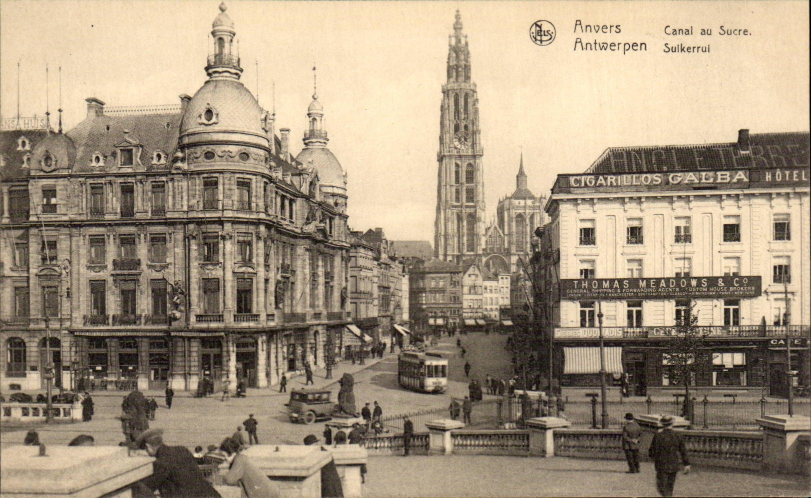 CPA Belgien Antwerpen Kanal mit Zucker