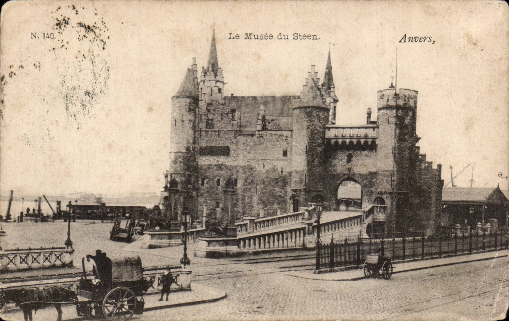 CPA Belgien Antwerpen das Museum von Steen