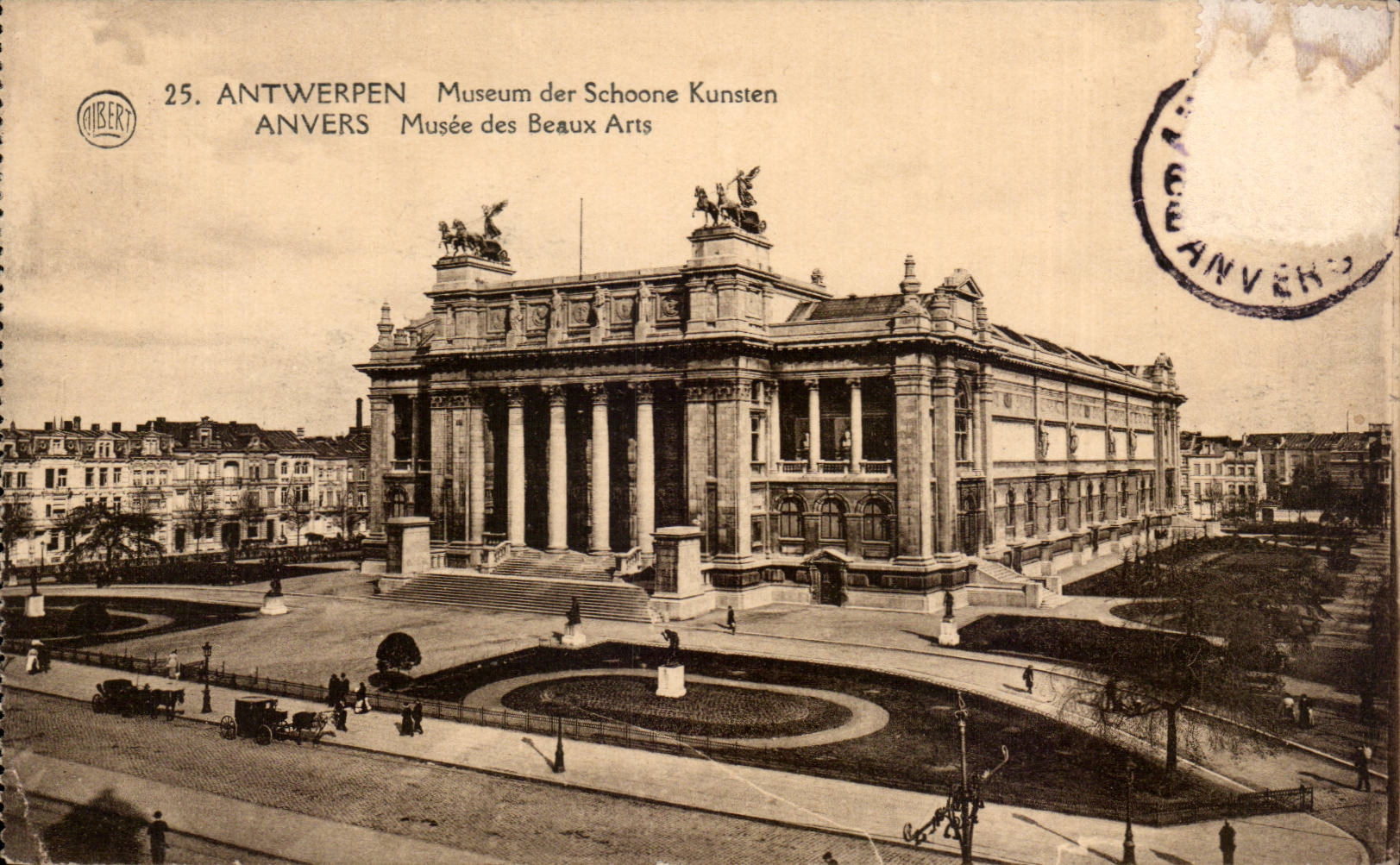 CPA Belgien Antwerpen Museum der schonen Kunste