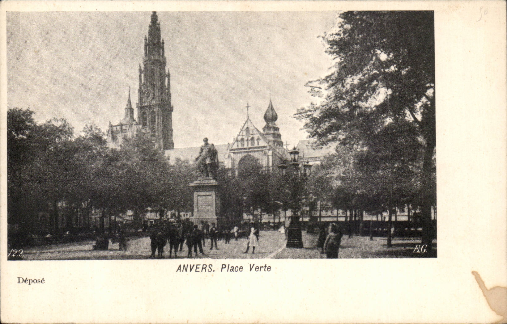 CPA Belgien Antwerpen setzt Grun