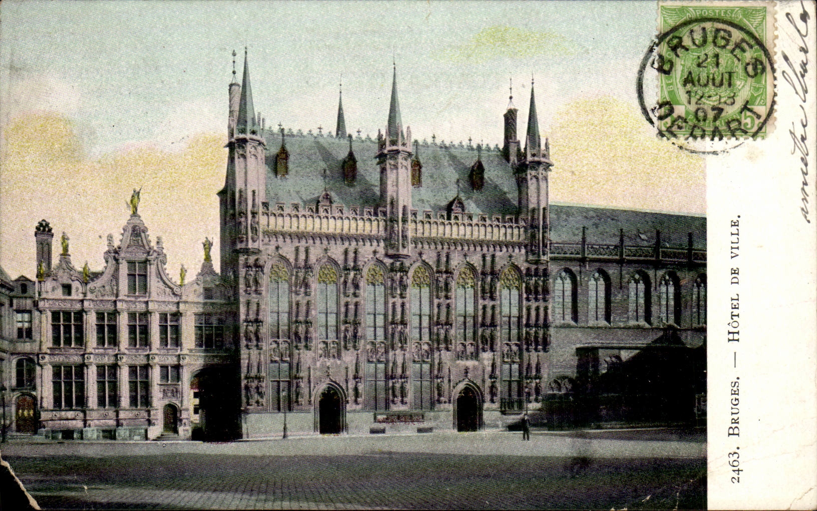 CPA Bruges the town hall