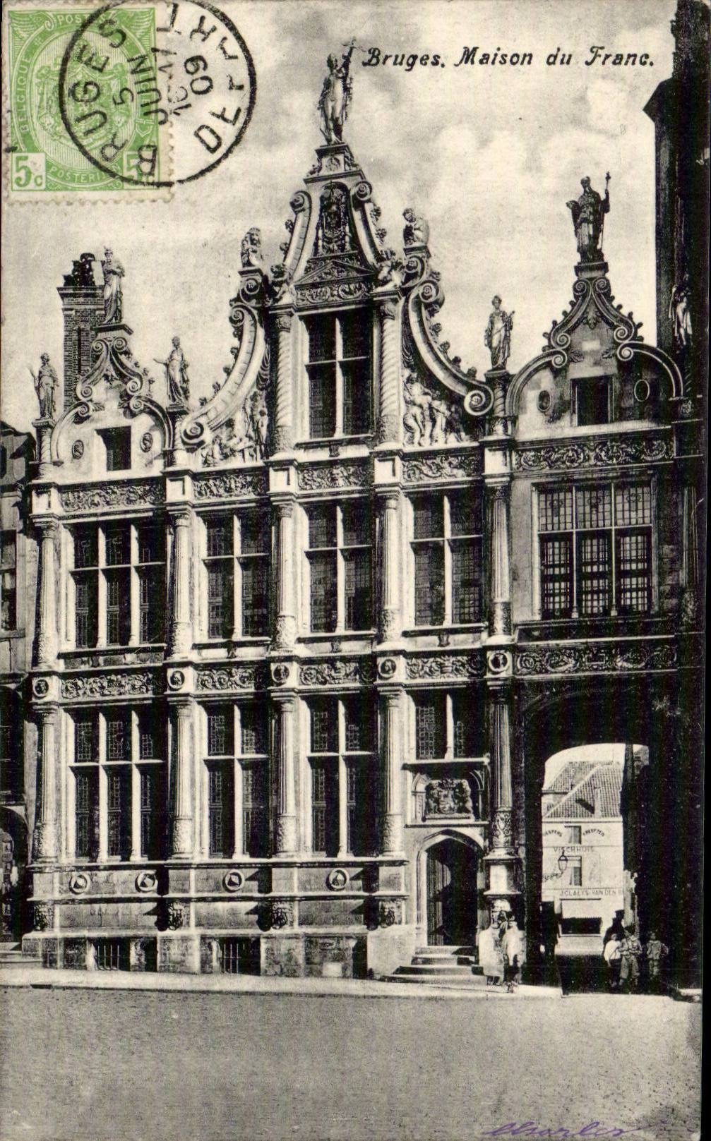 CPA Bruges House of the Franc