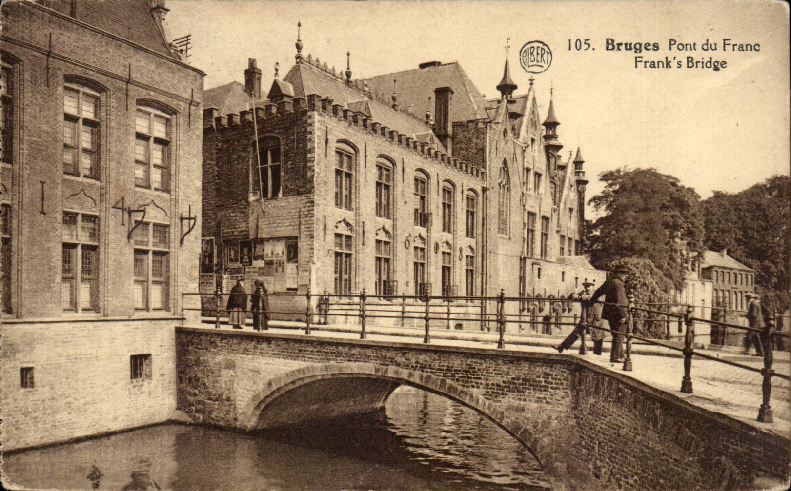 CPA Belgium Bruges Bridge of the Franc