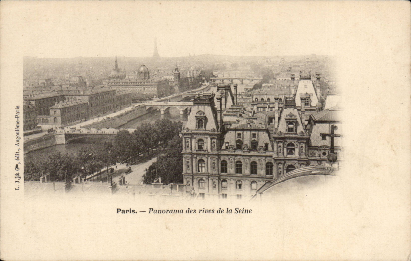 CPA Paris Panorama des rives de la Seine