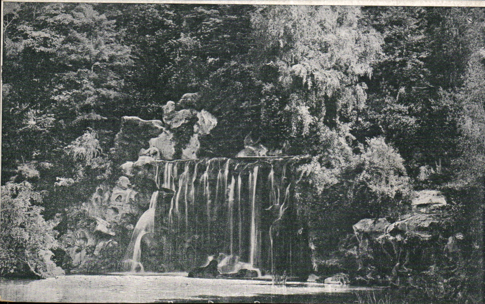 CPA Paris Bois de Boulogne La cascade