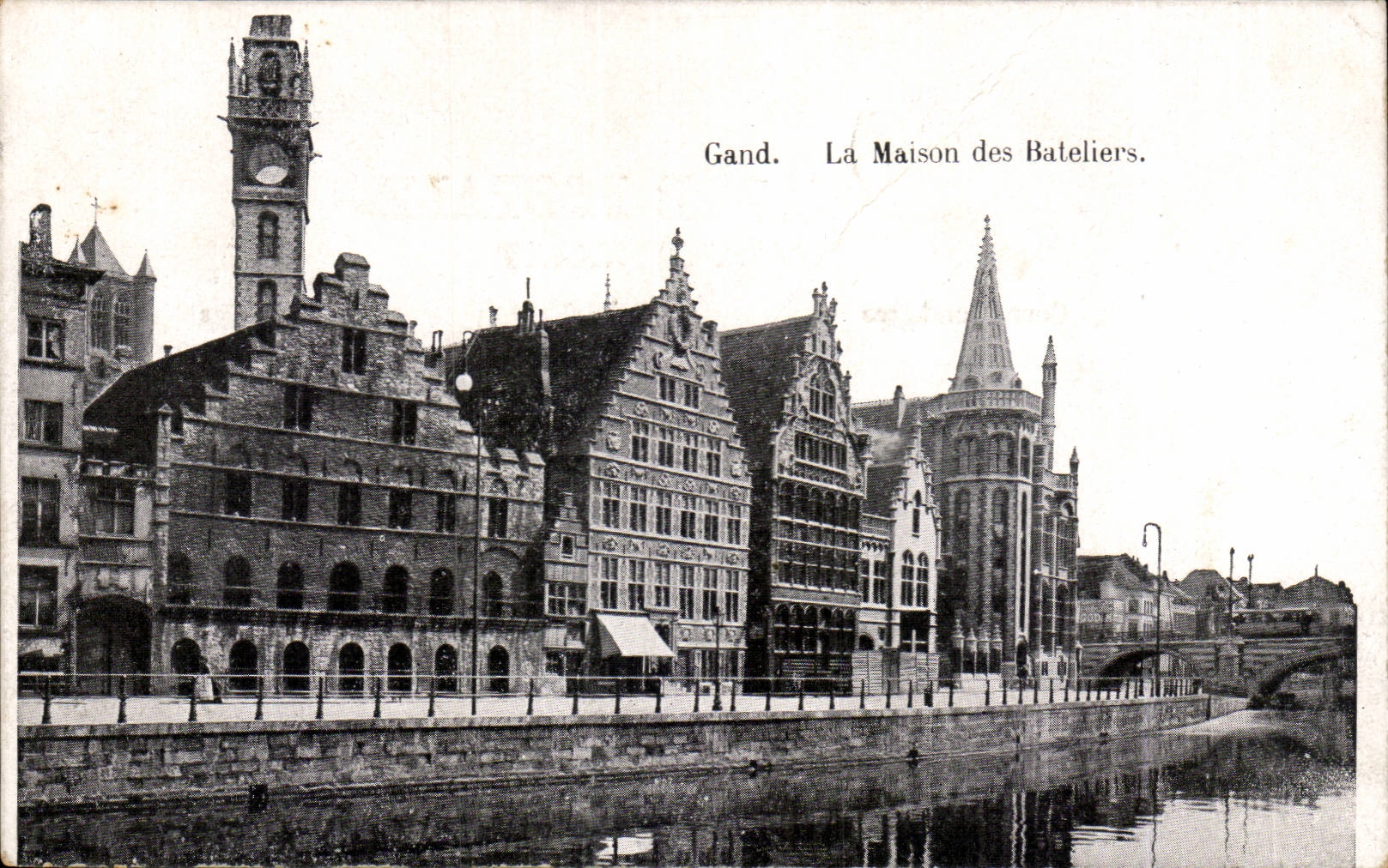 CPA Ghent the house of the Boatmen