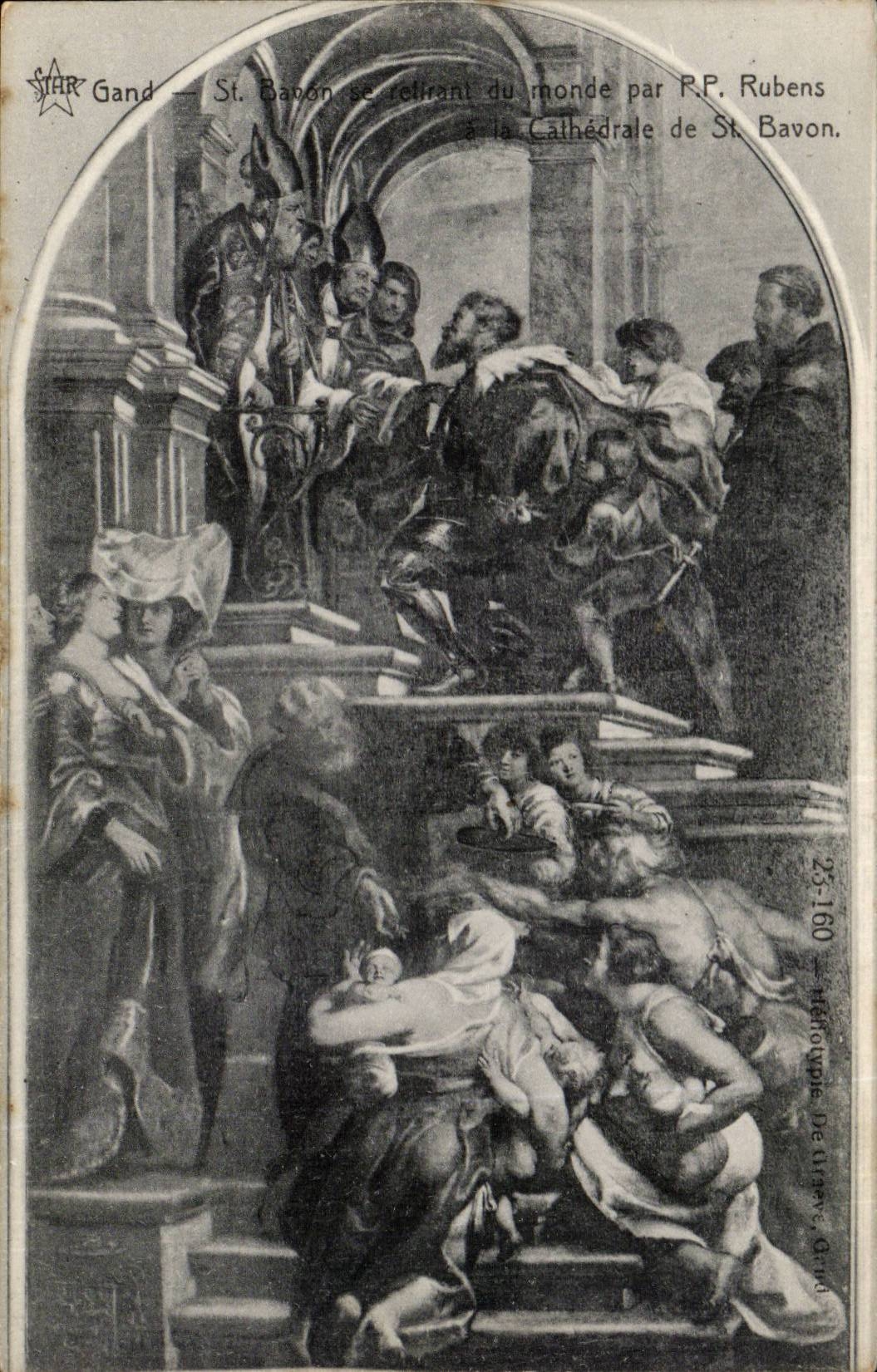 CPA Ghent Cathedral of St Bavon Rubens