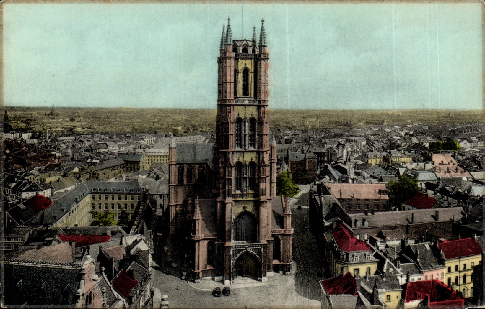 CPA Ghent Church Saint Bavon