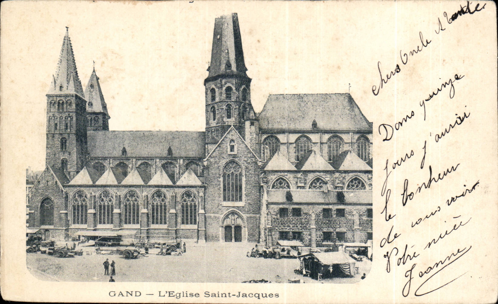 CPA Ghent Church Saint Jacques