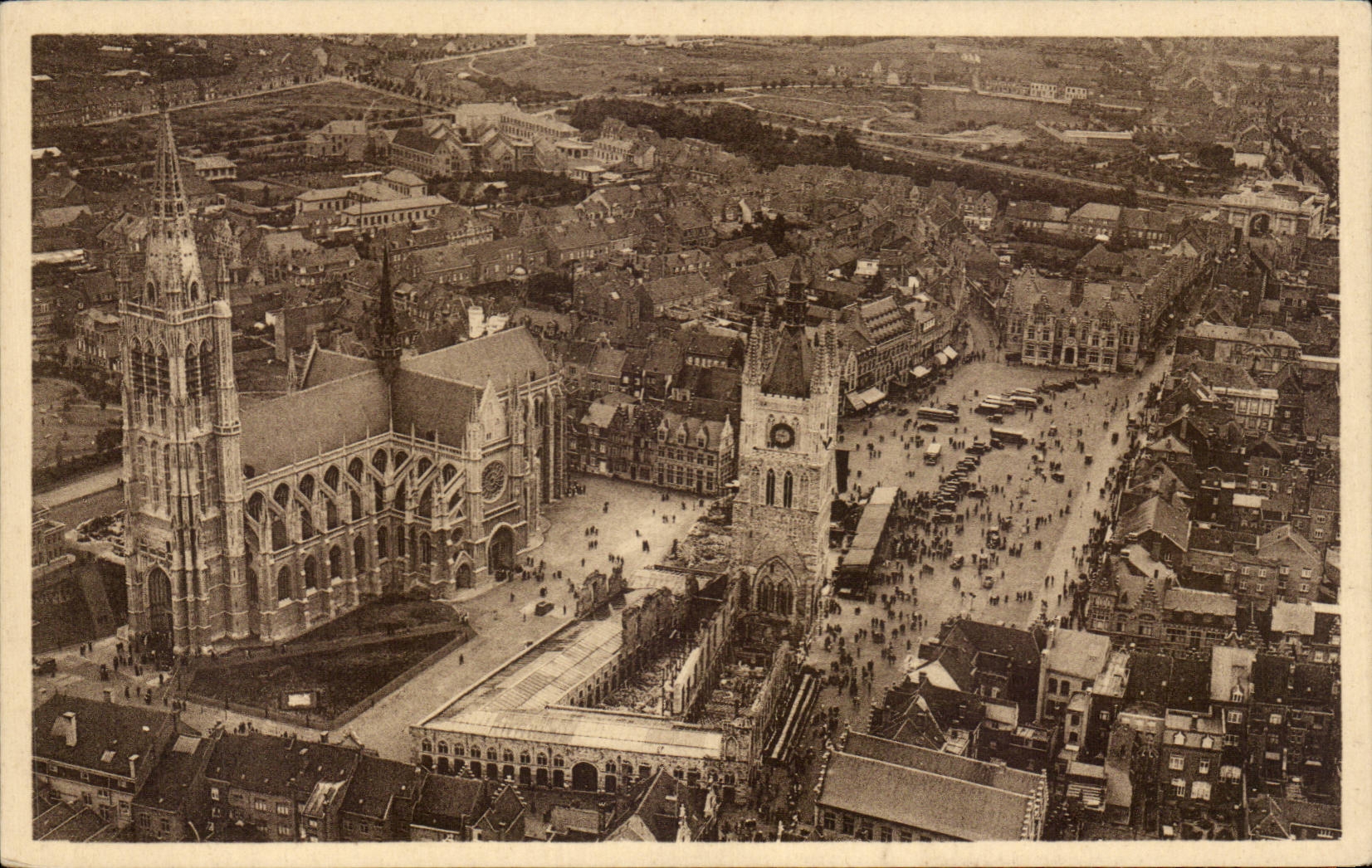 CPA Belgium Ypres View