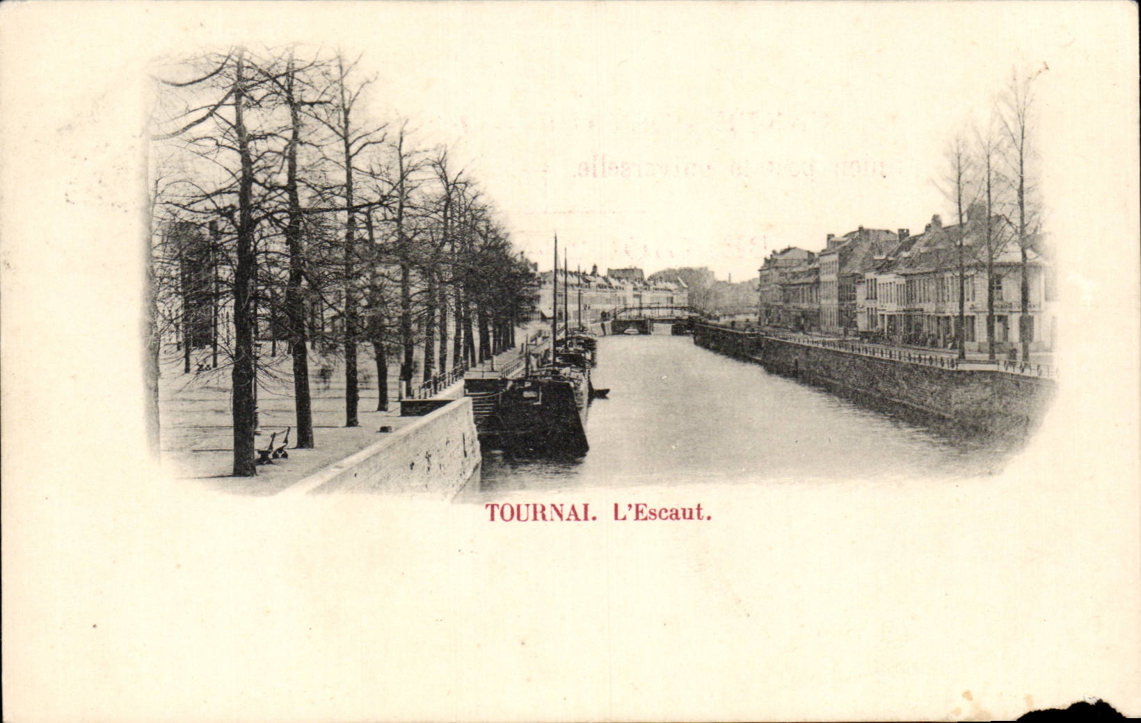 CPA Belgique Tournai L'Escaut