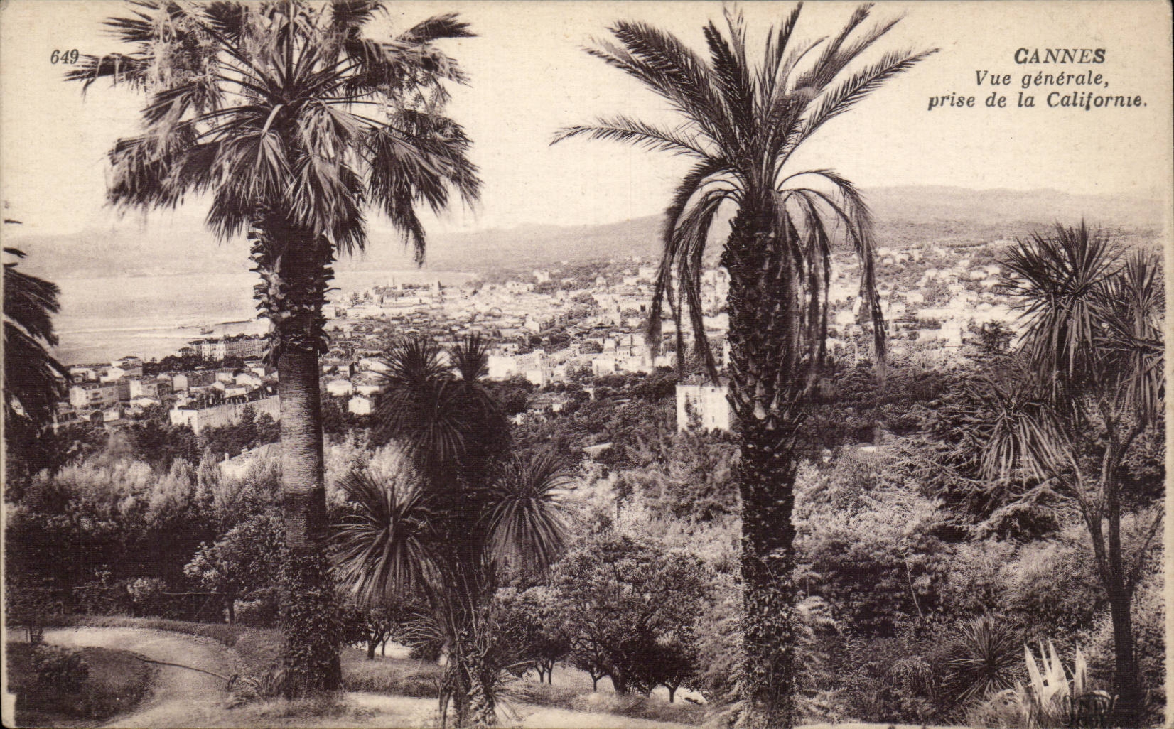 CPA Cannes View taken of California