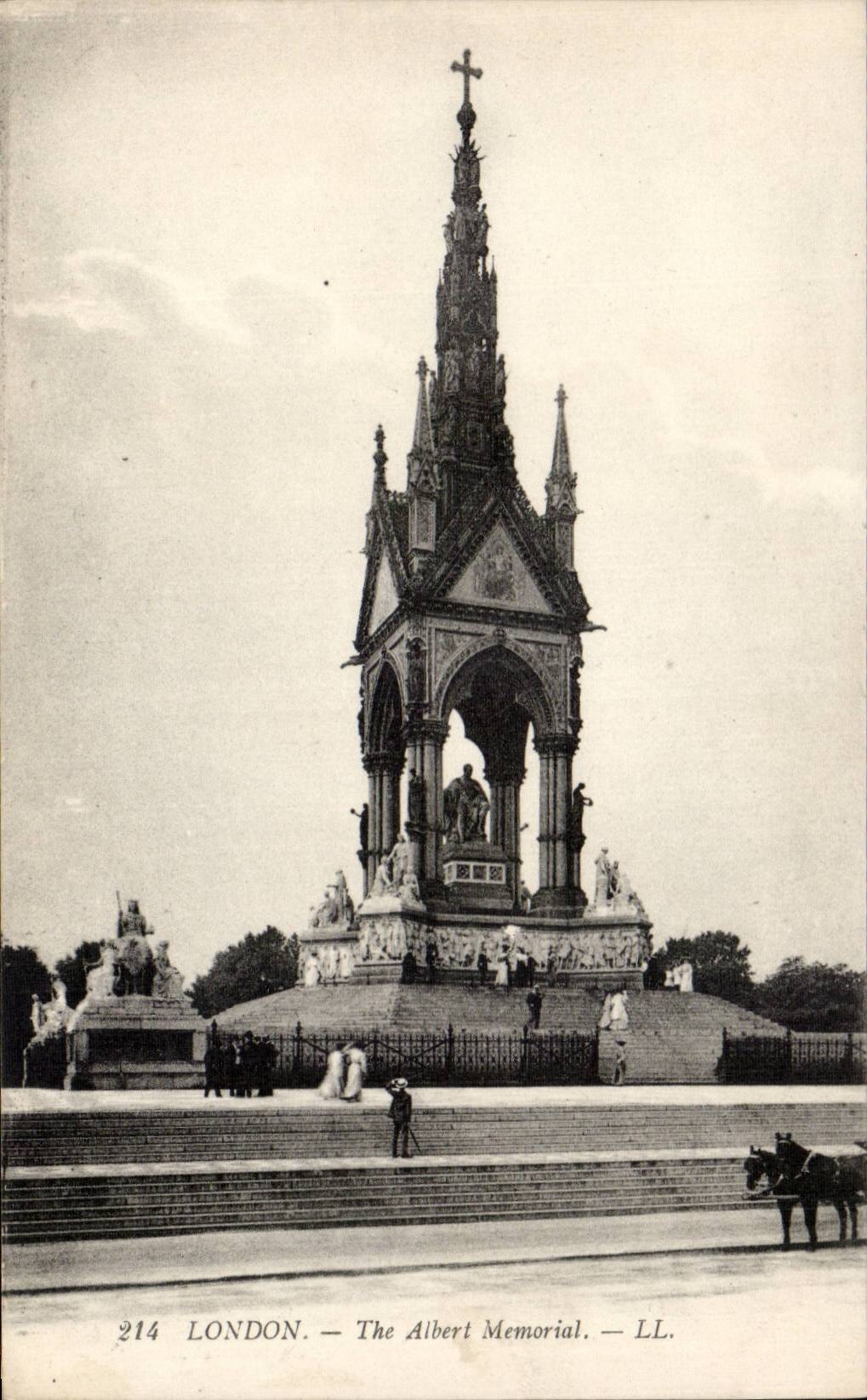 CPA Great Britain London London The Albert memorial