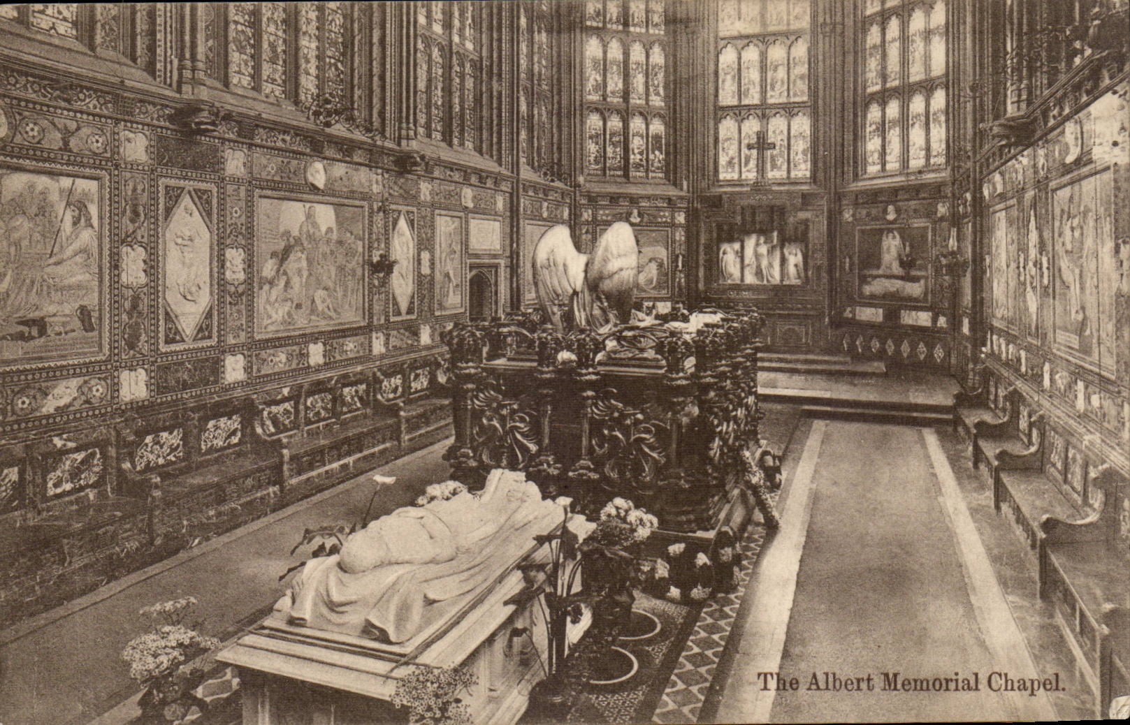 CPA Great Britain London London The Albert memorial chapel