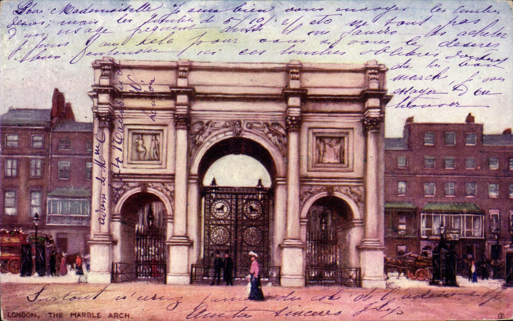 CPA Great Britain London London The marble arch