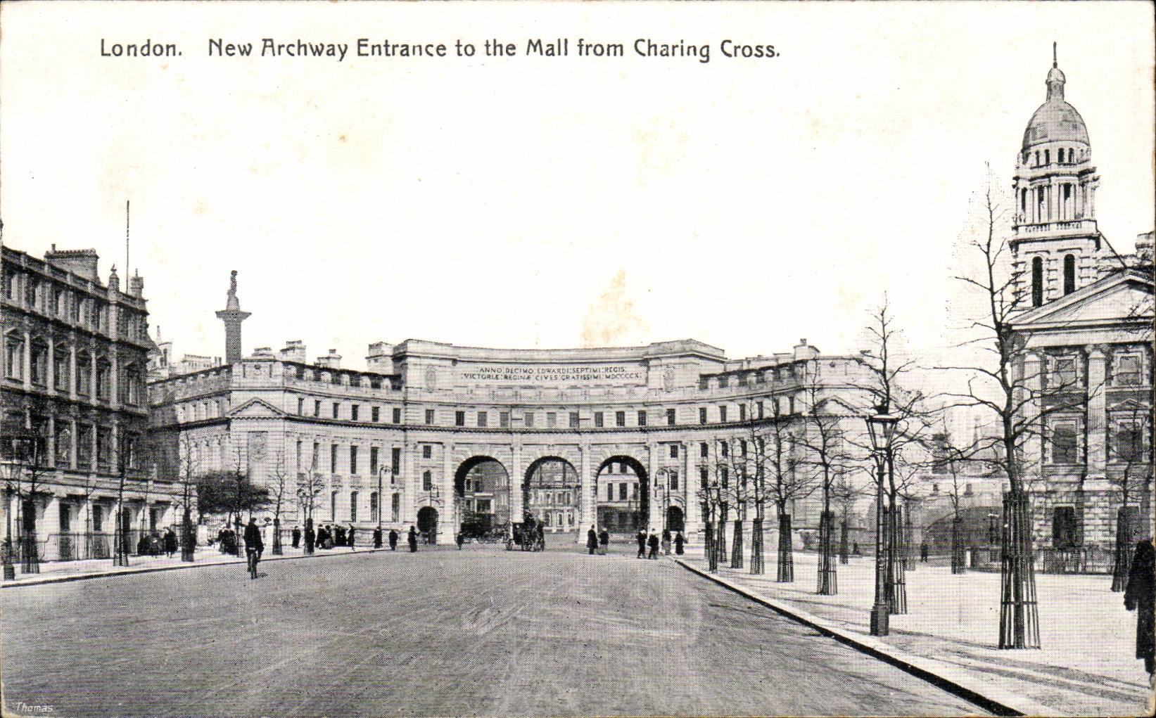 CPA Great Britain London London New archway fan-in to the badly fom Charing Cross-country race