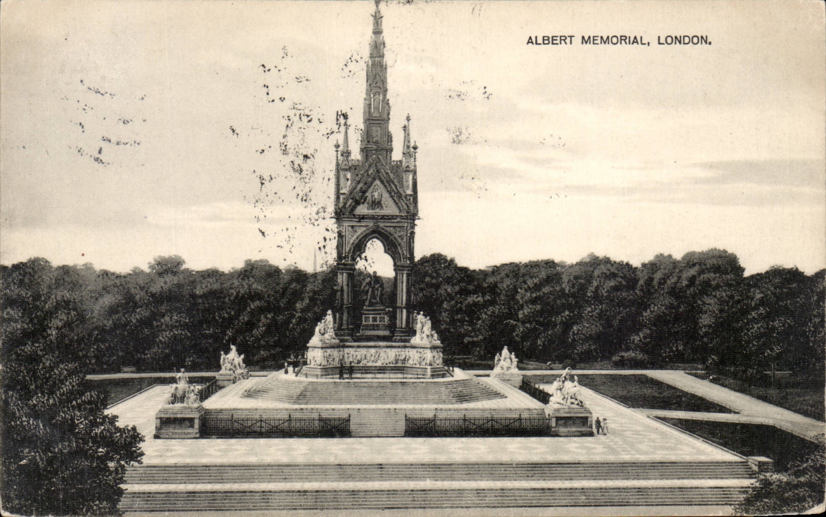 CPA Great Britain London London Albert Memorial
