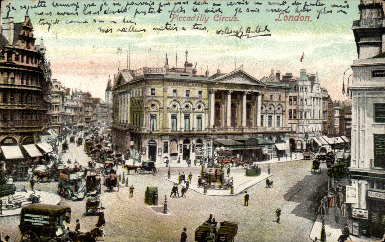 CPA Great Britain London London Piccadilly Circus