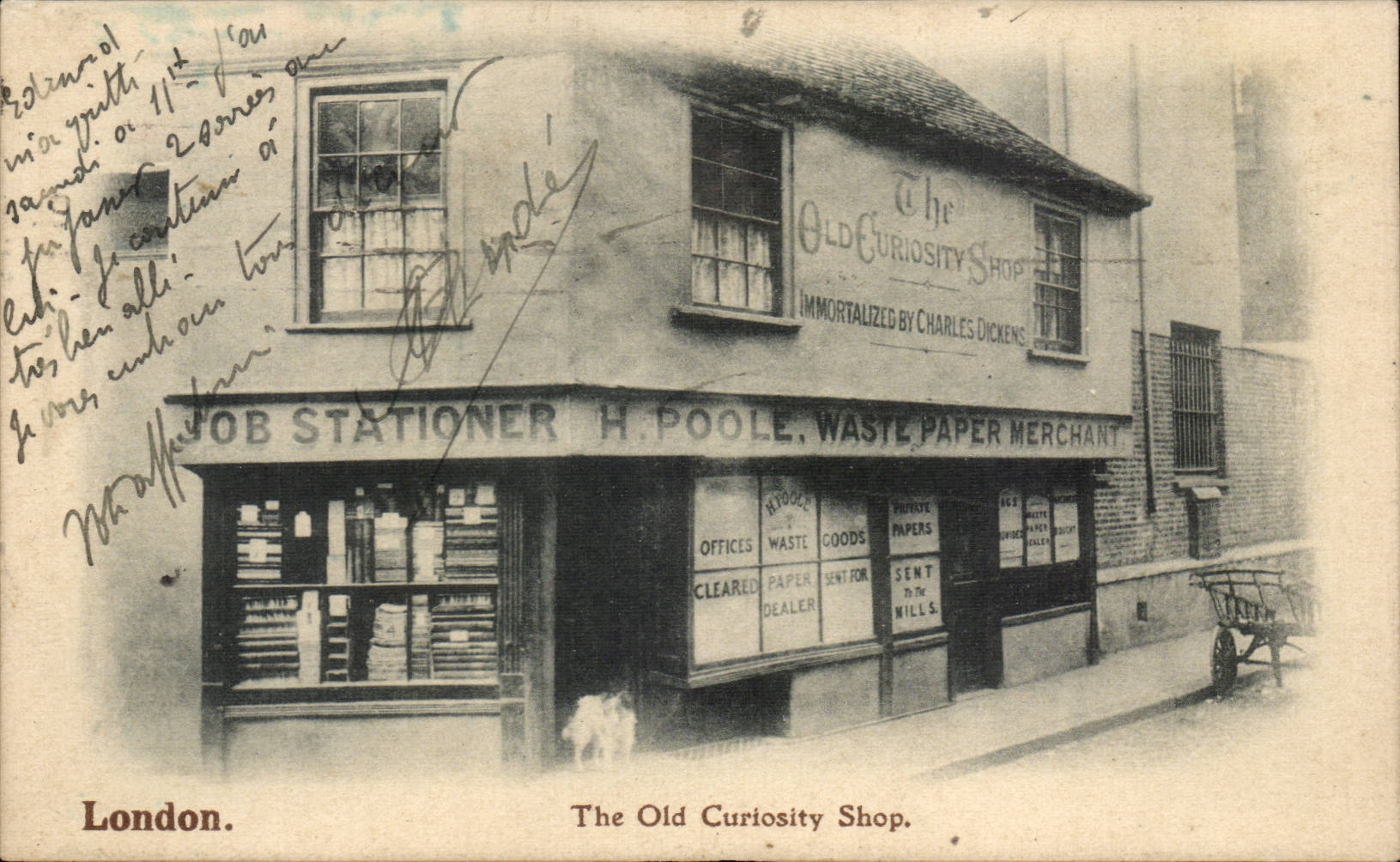 CPA Great Britain London London The old curiosity chop