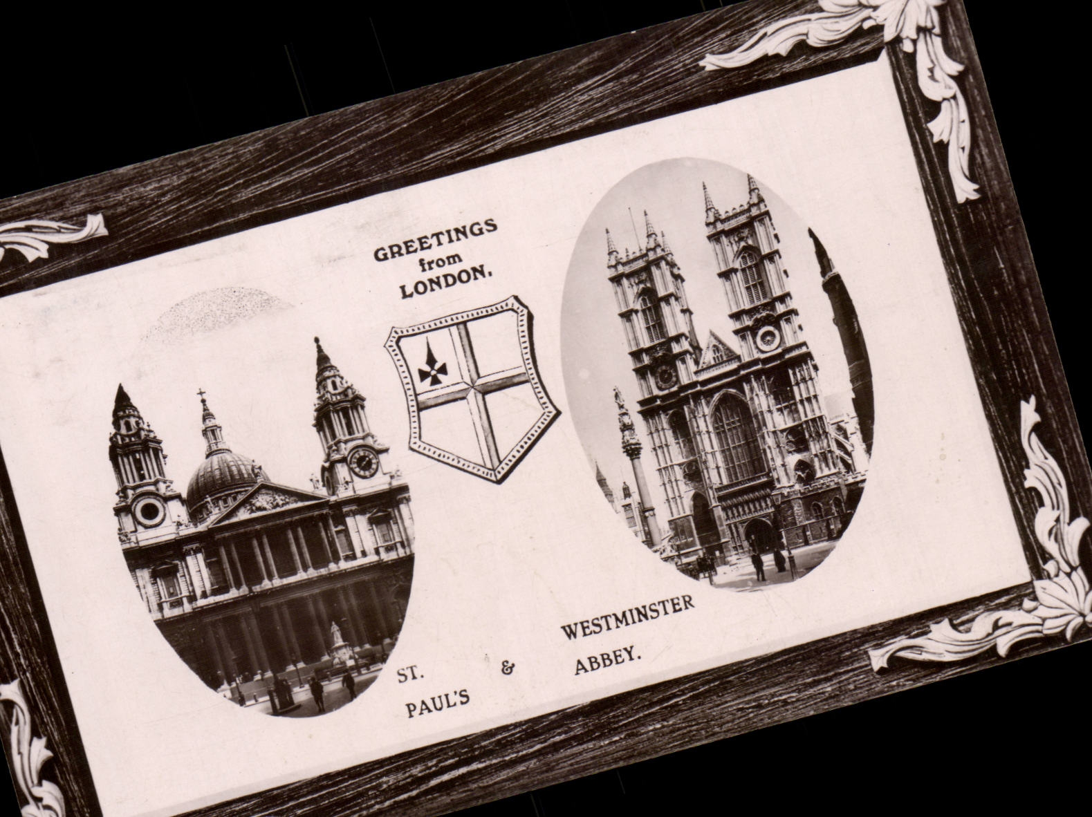 CPA Great Britain London London Greetings St Paul' S Westminster Abbey