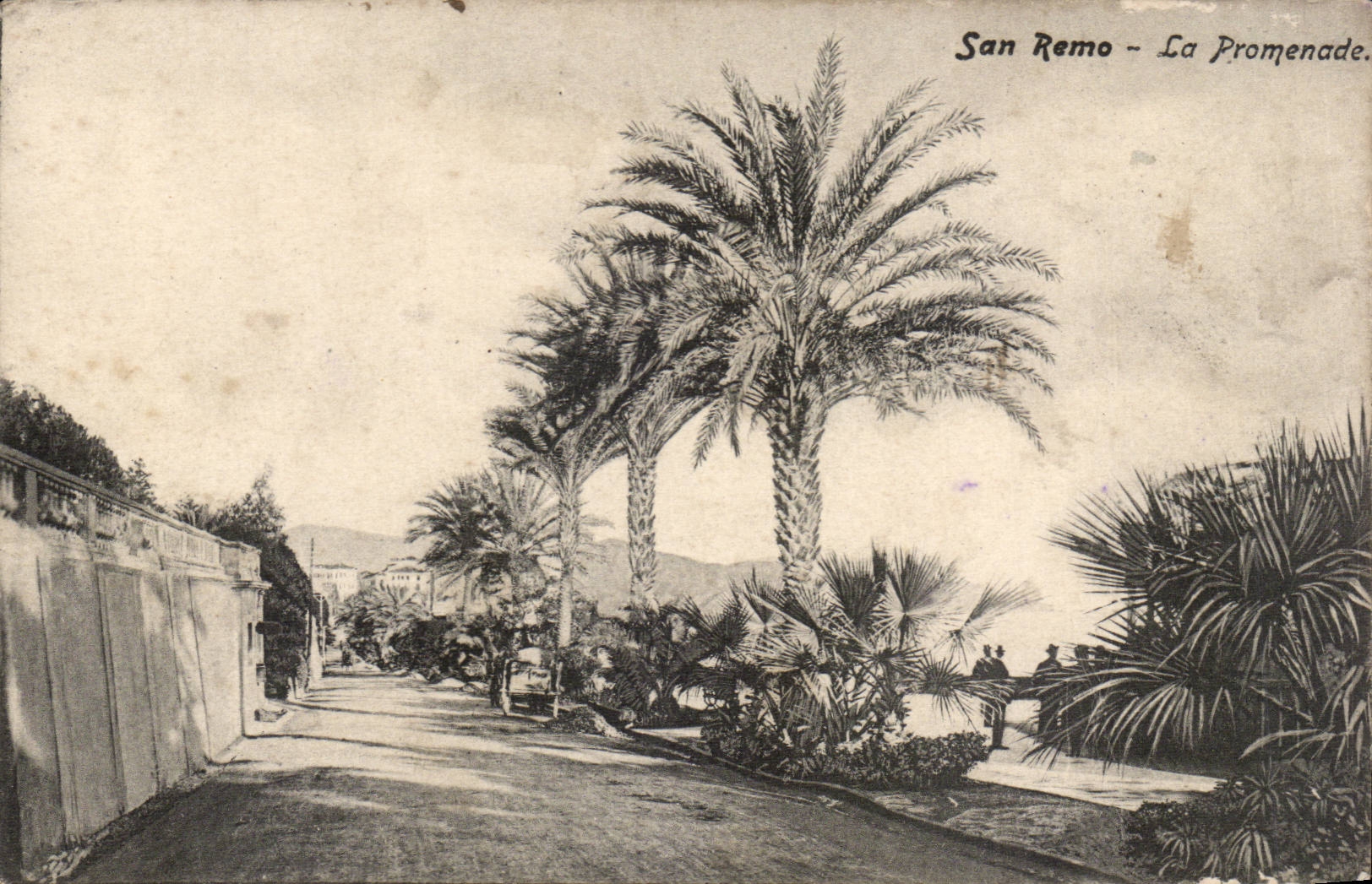 CPA Italy Italia San Remo the walk