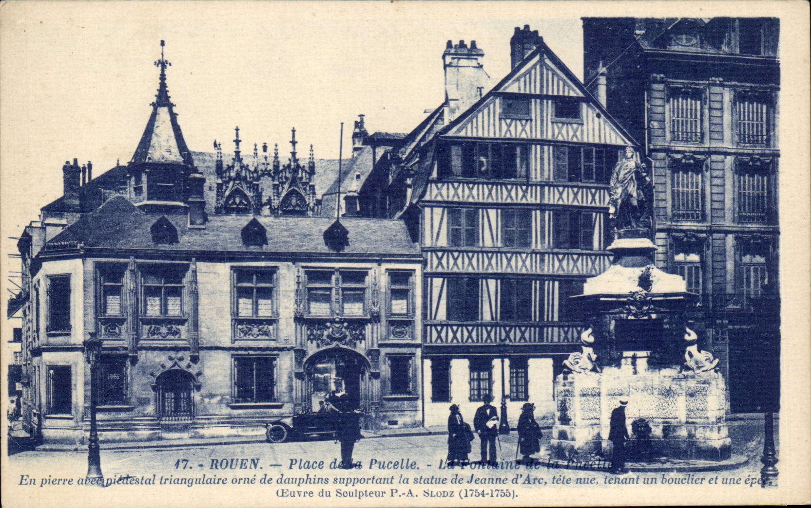 CPA Rouen Places of the Virgin