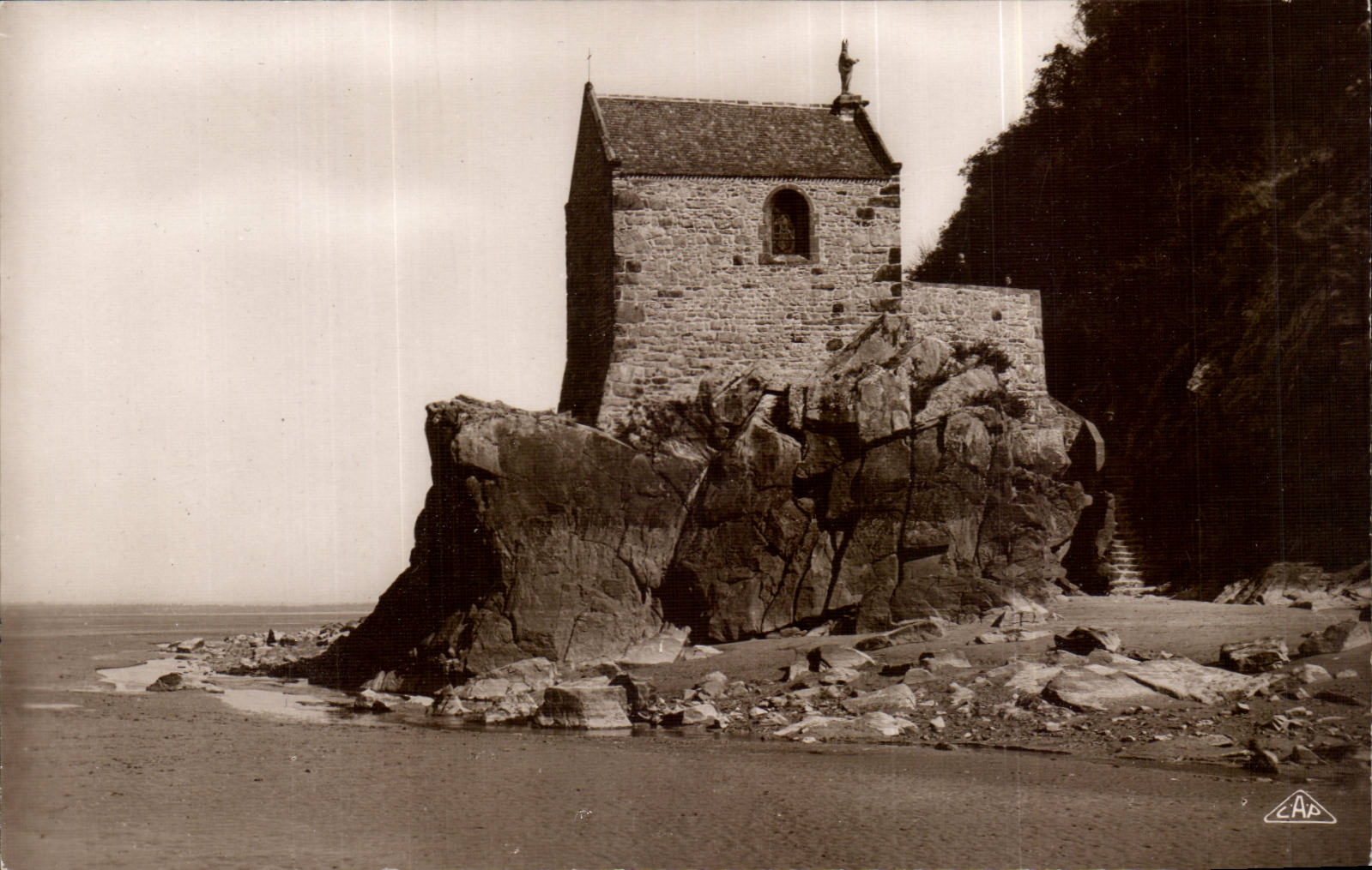CPSM Mont Saint Michel Vault St Aubert