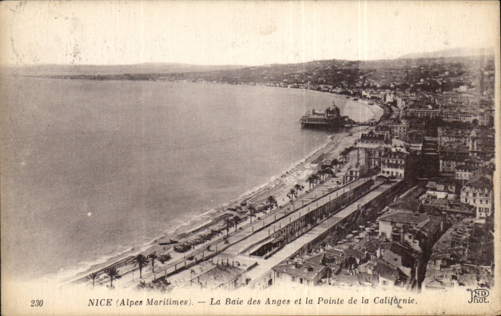 Nizza CPA die Bucht der Engel und der Punkt von Kalifornien