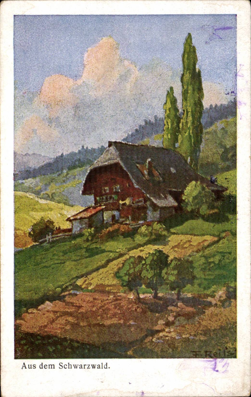 CPA Aus dem Schwarzwald