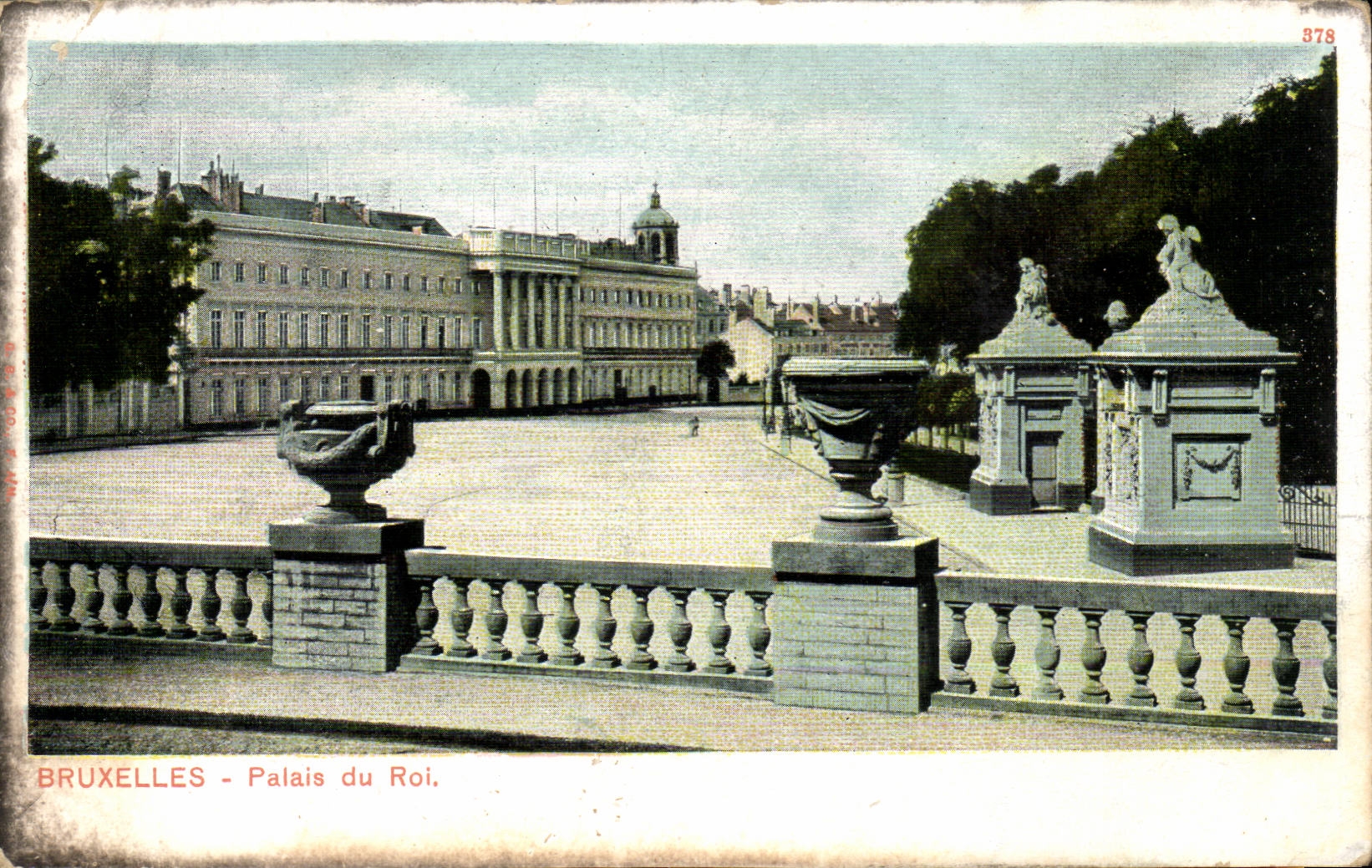 CPA Brussels Palate of the king