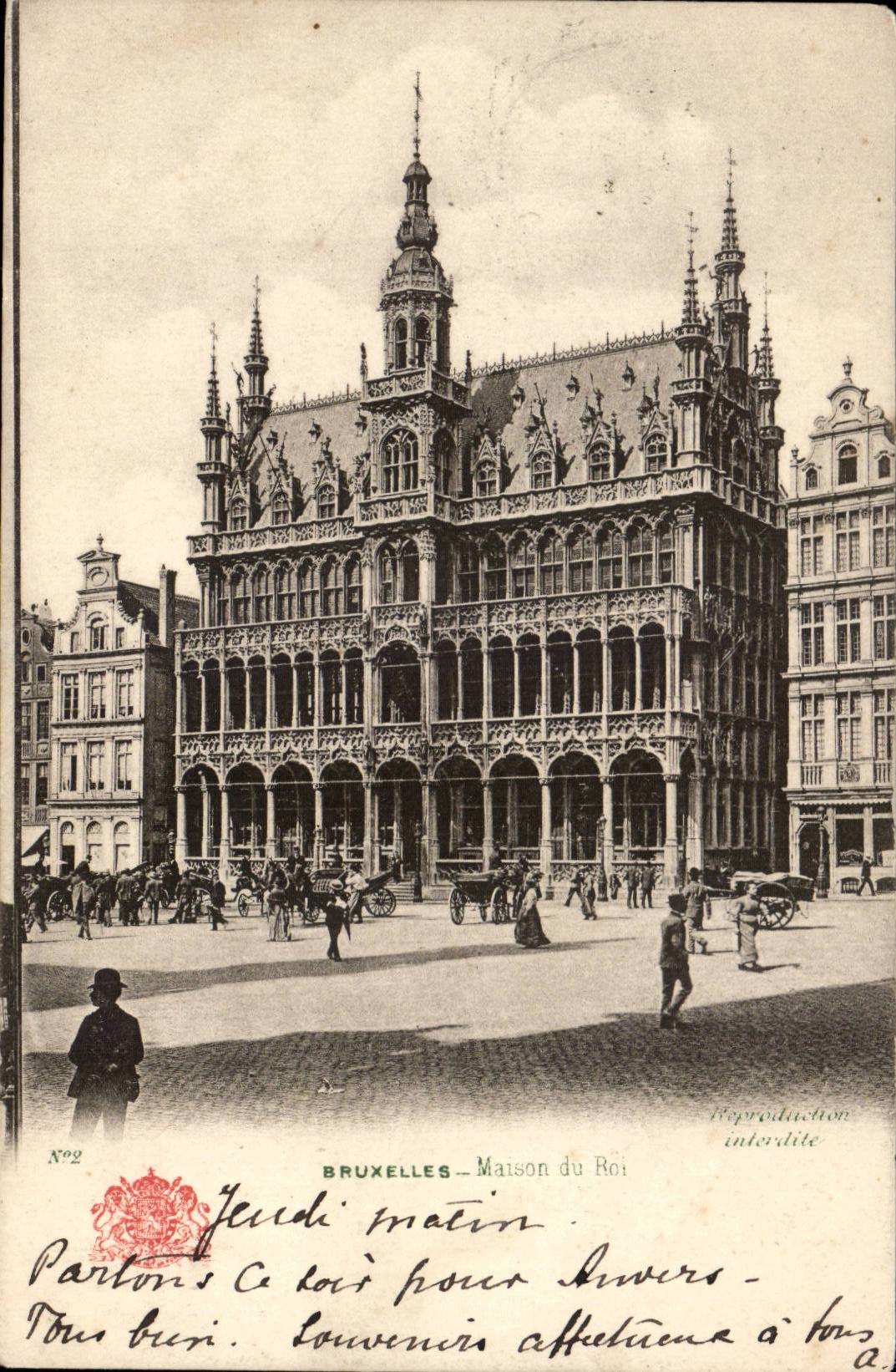 CPA Brussels House of the king