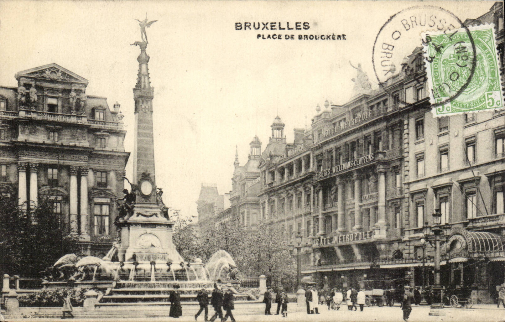 CPA Brussels Places of Brouckere