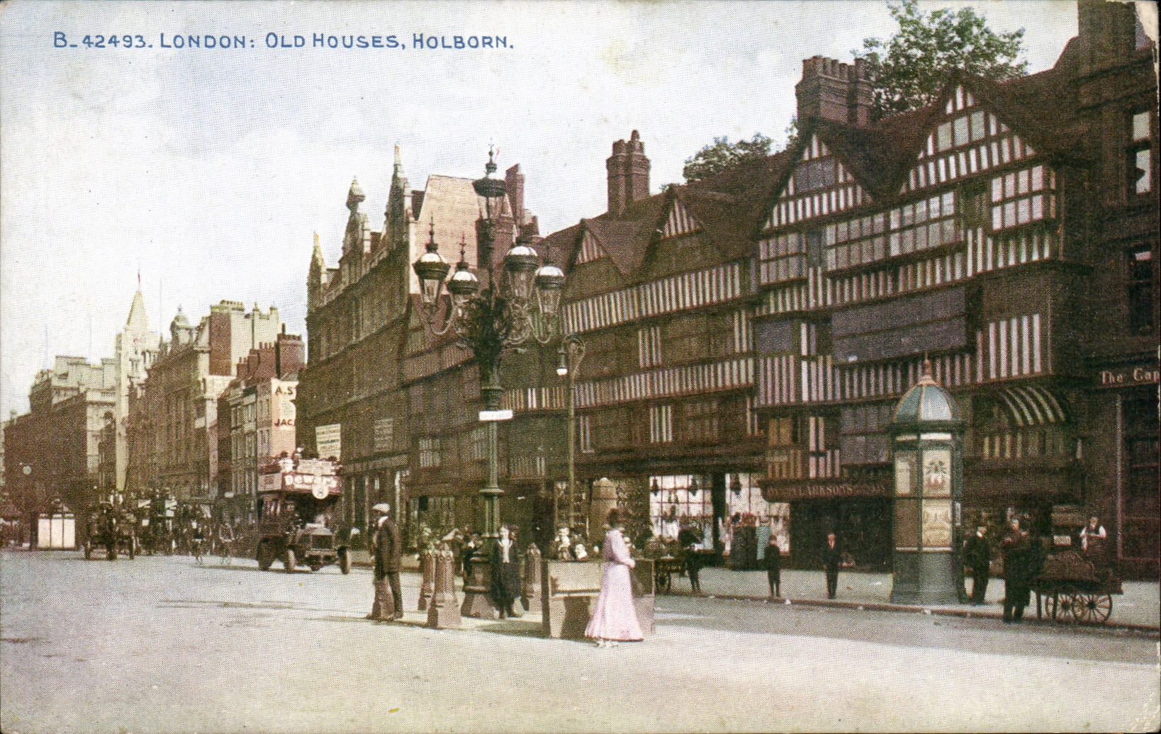 CPA Great Britain London London Old Holborn houses