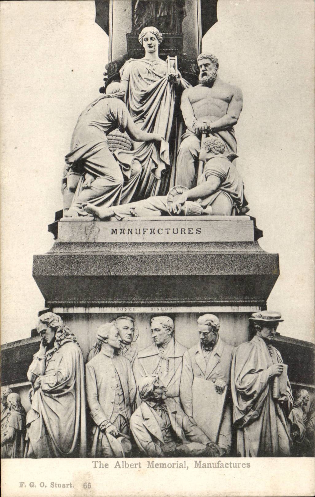 CPA Great Britain London London The Albert memorial Manufactures