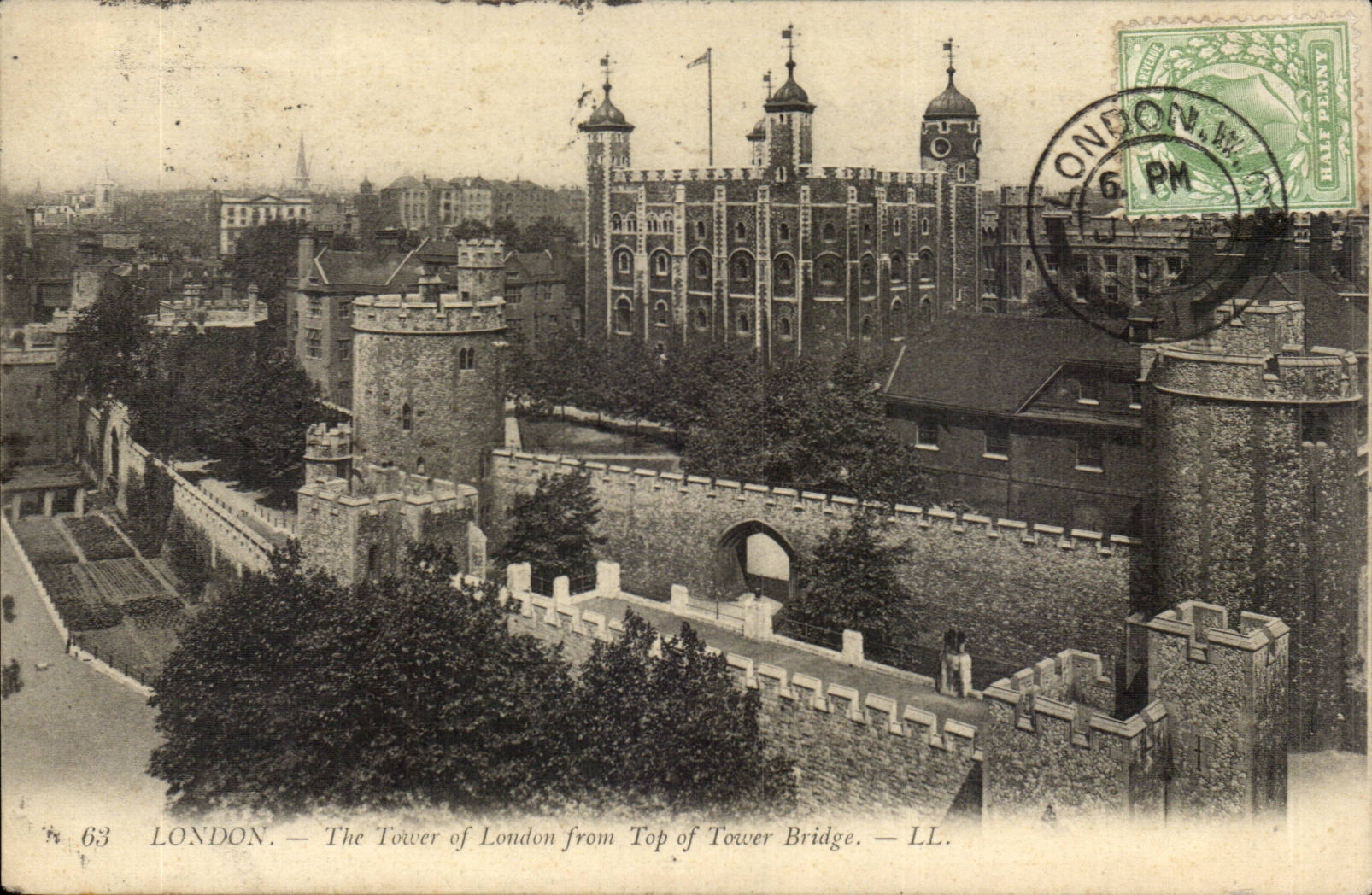 CPA Great Britain London London The tower off London