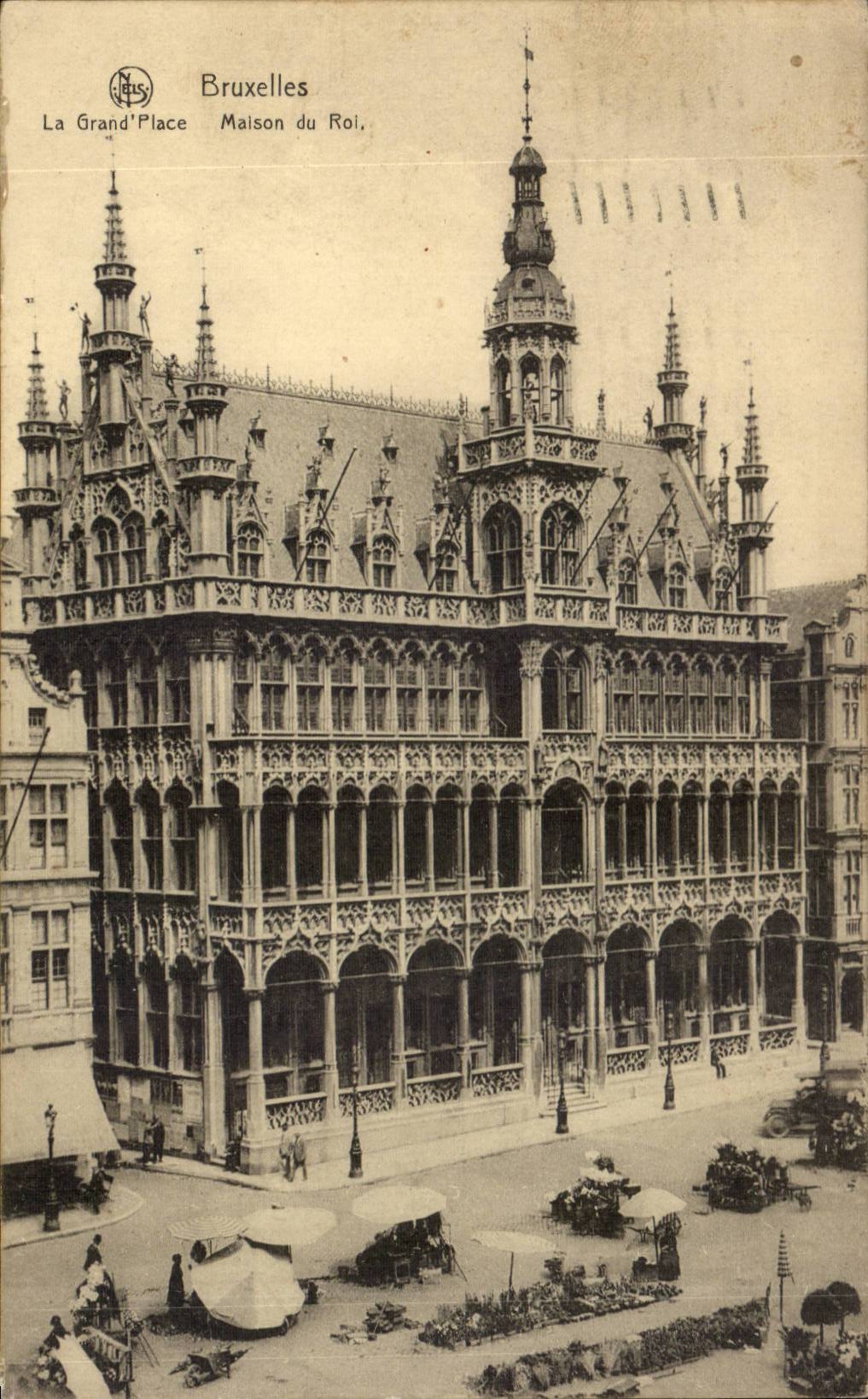 CPA Brussels the large one places Maison of the king