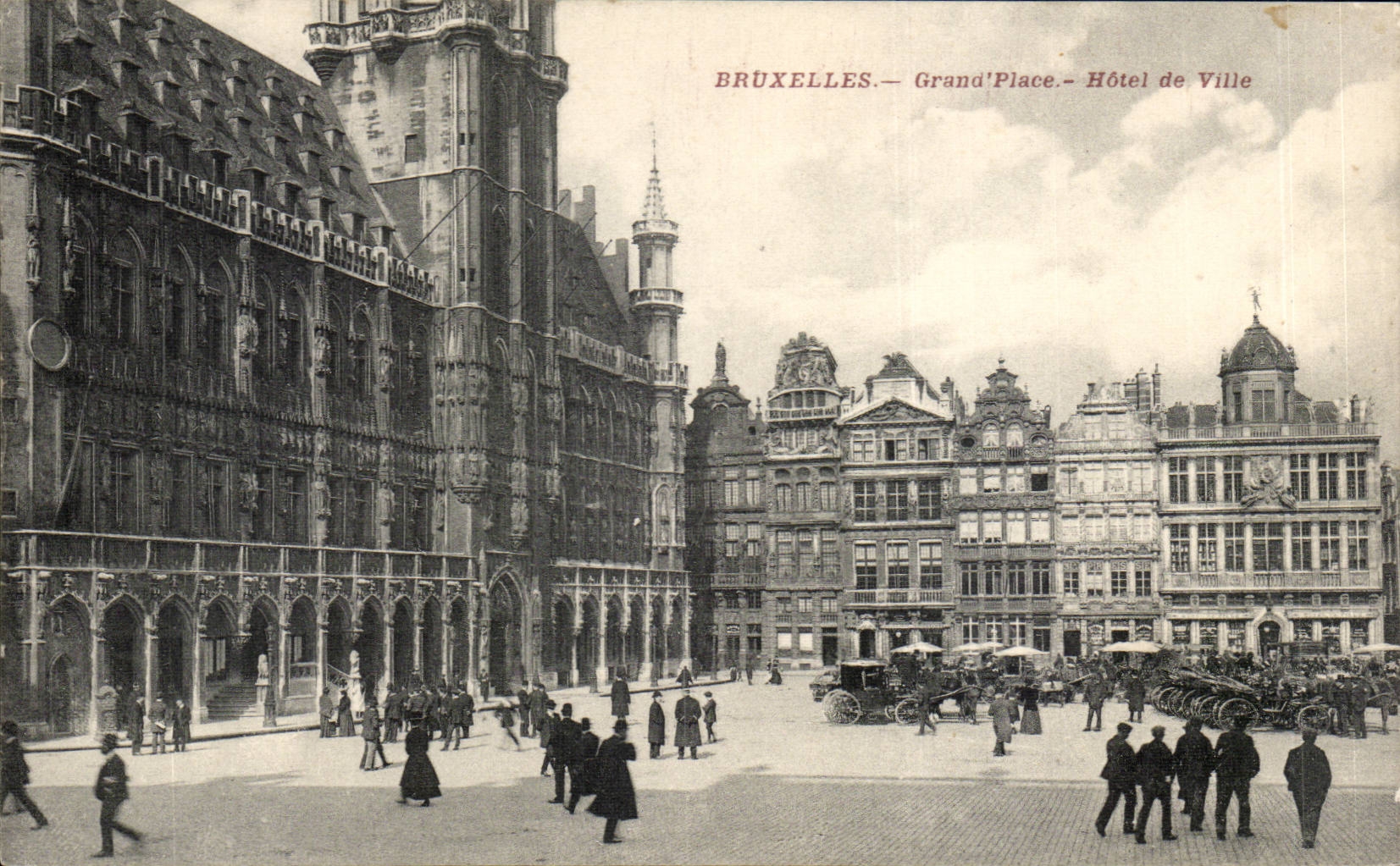 CPA Brussels Grand Places Town hall