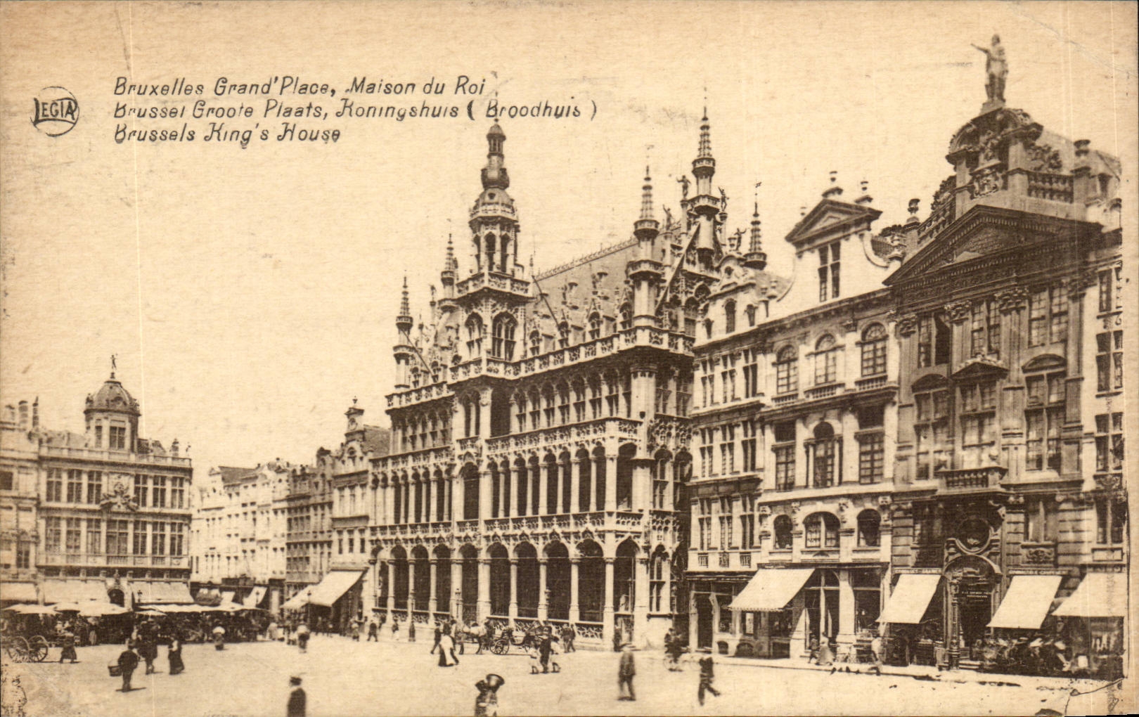 CPA Brussels Grand places Maison of the king