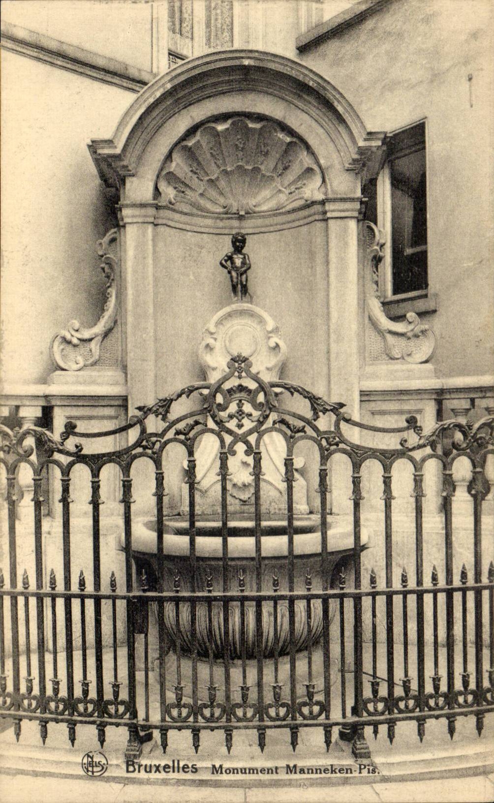 CPA Brussels Manneken Monument Worse