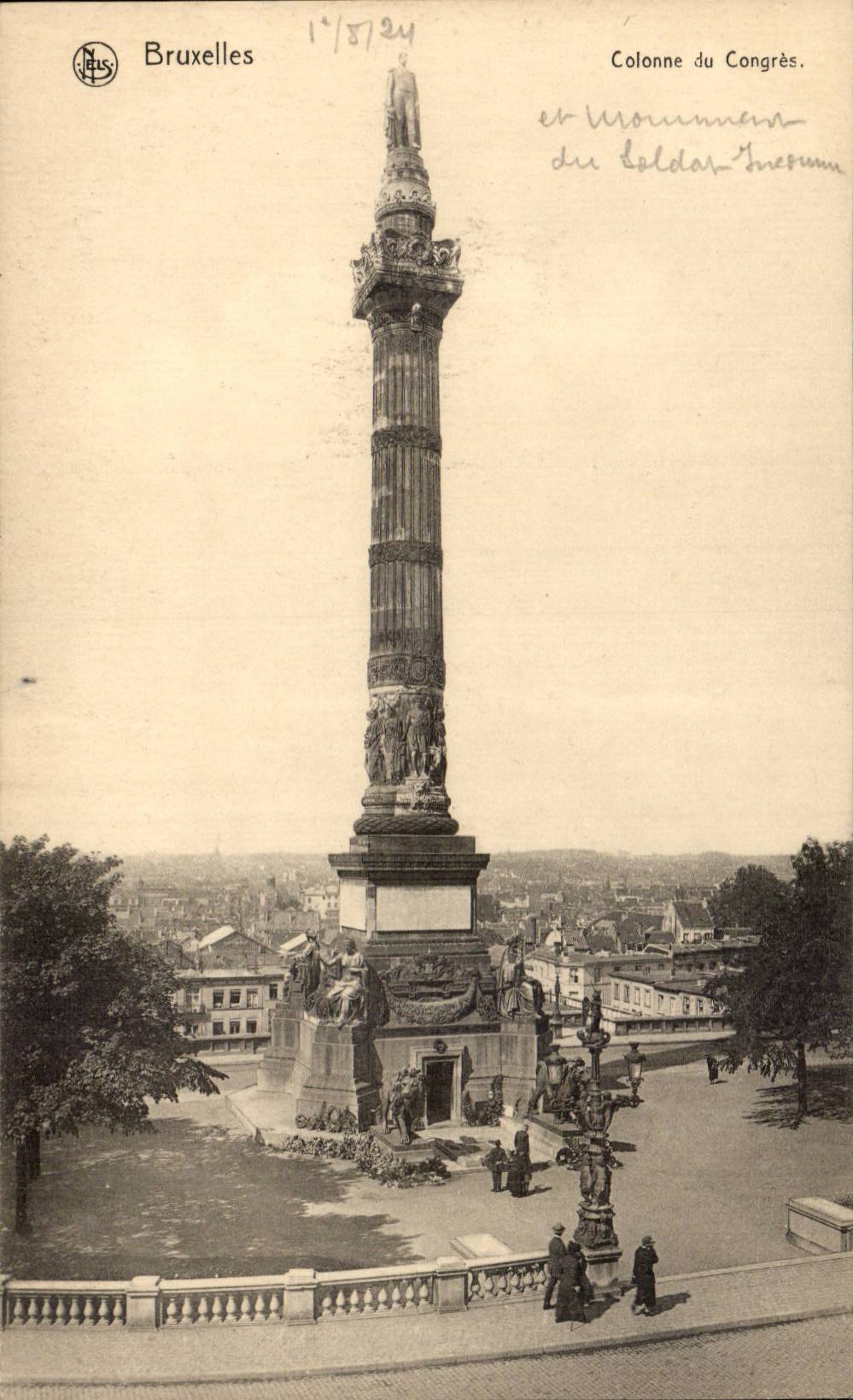 CPA Brussels Column of Congers