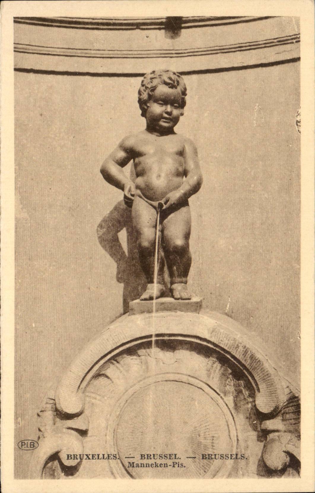 CPA Brussels Manneken Worse