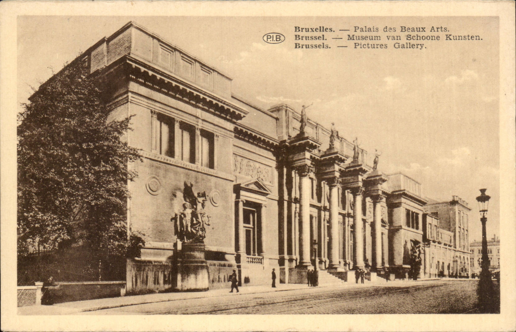 CPA Brussels Palate of beautiful arts