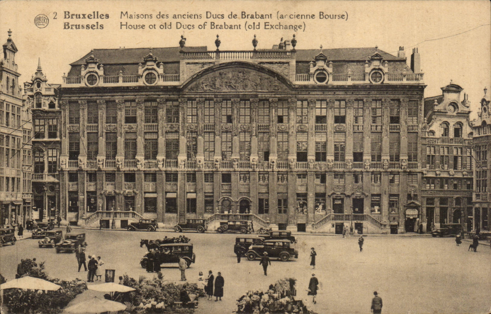 Belgie Belgium Brussels CPA House of the former dukes of the Brabant (old purse)