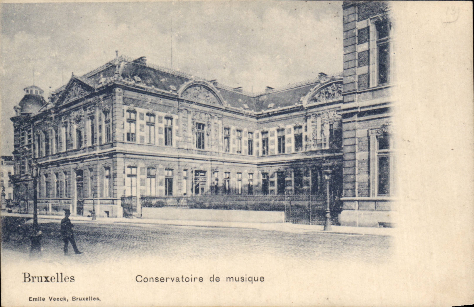 Belgie Belgium Brussels CPA Conservatory of music