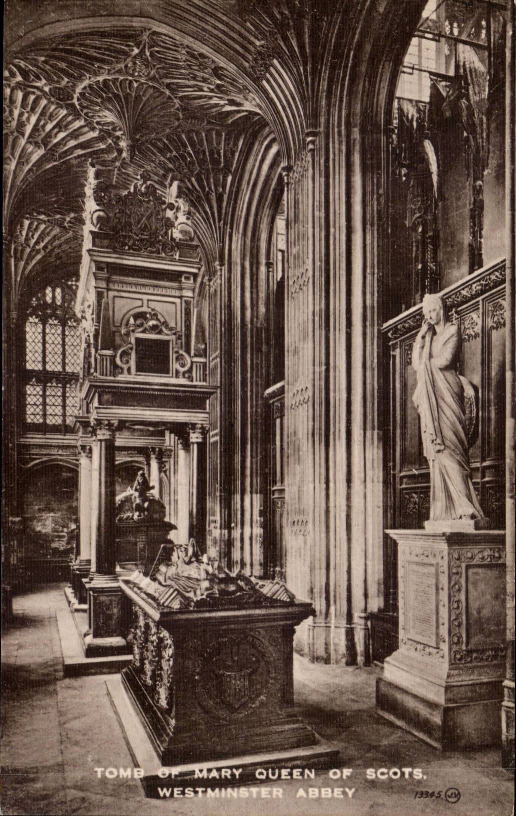 Great BRitain London Tomb off Mary Queen off Scots Westminster Abbey