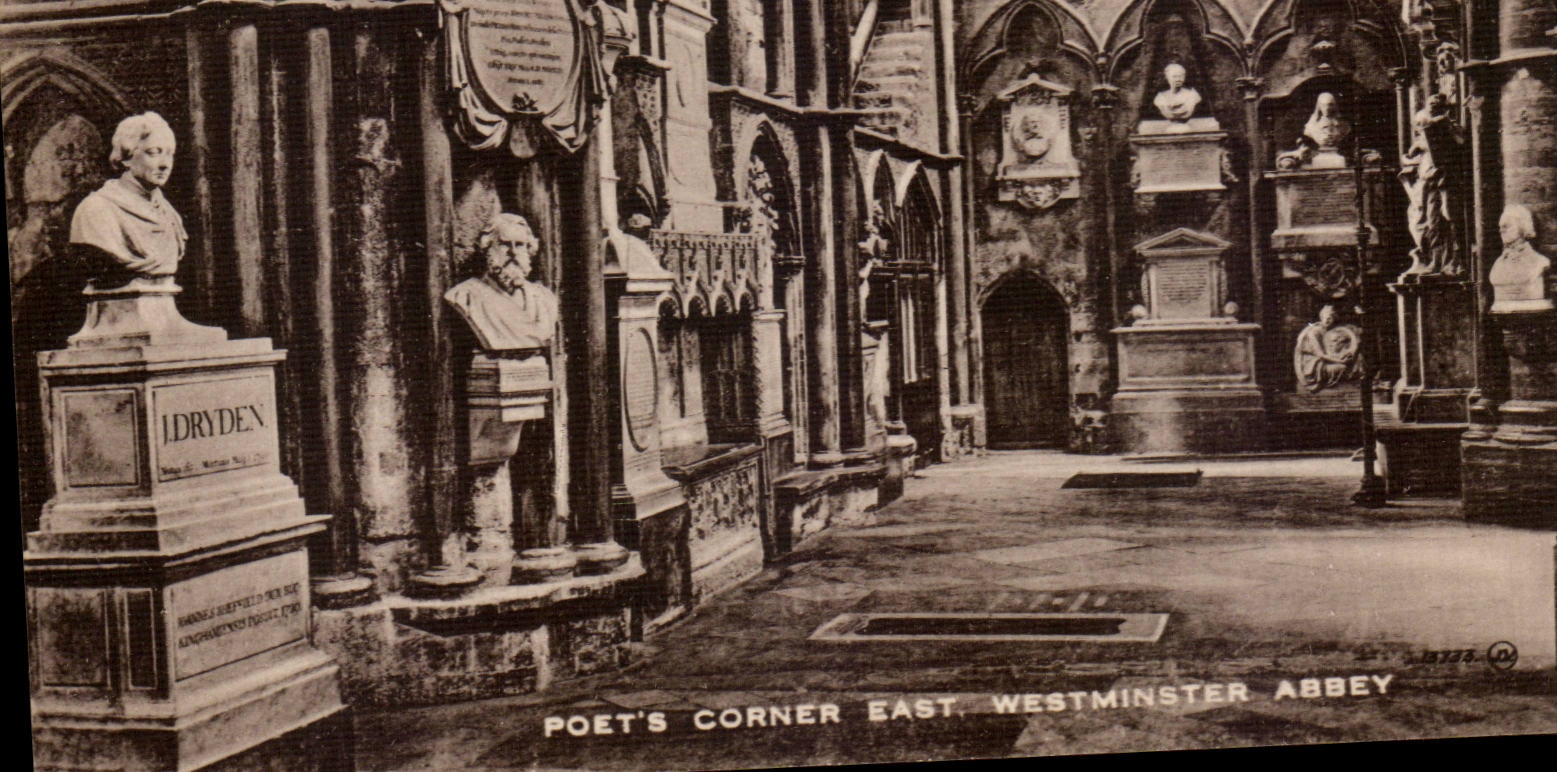 Great BRitain London Poet' S corner East Westminster Abbey