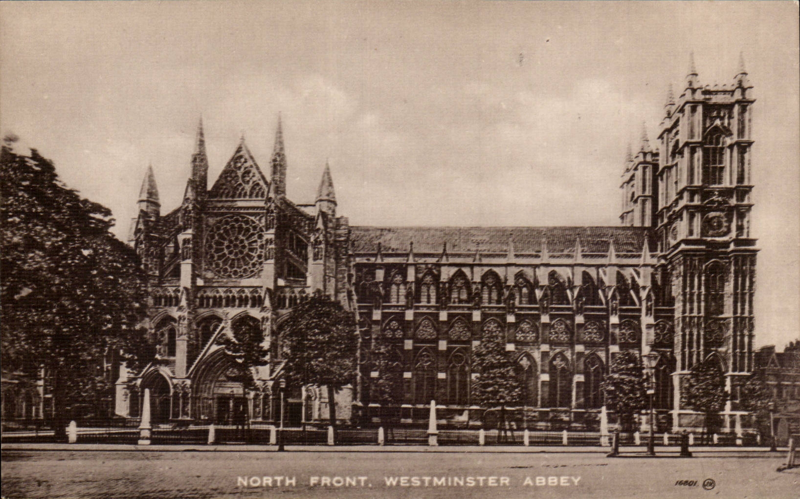 Great BRitain London North face Westminster Abbey