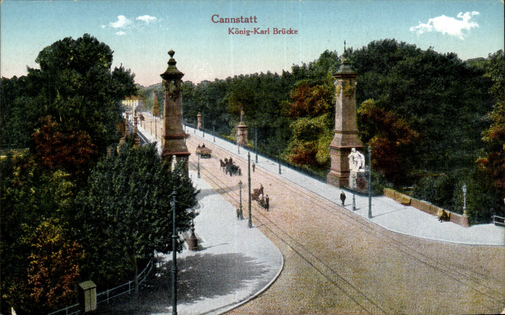 CPA Cannstatt Konig Karl Brucke