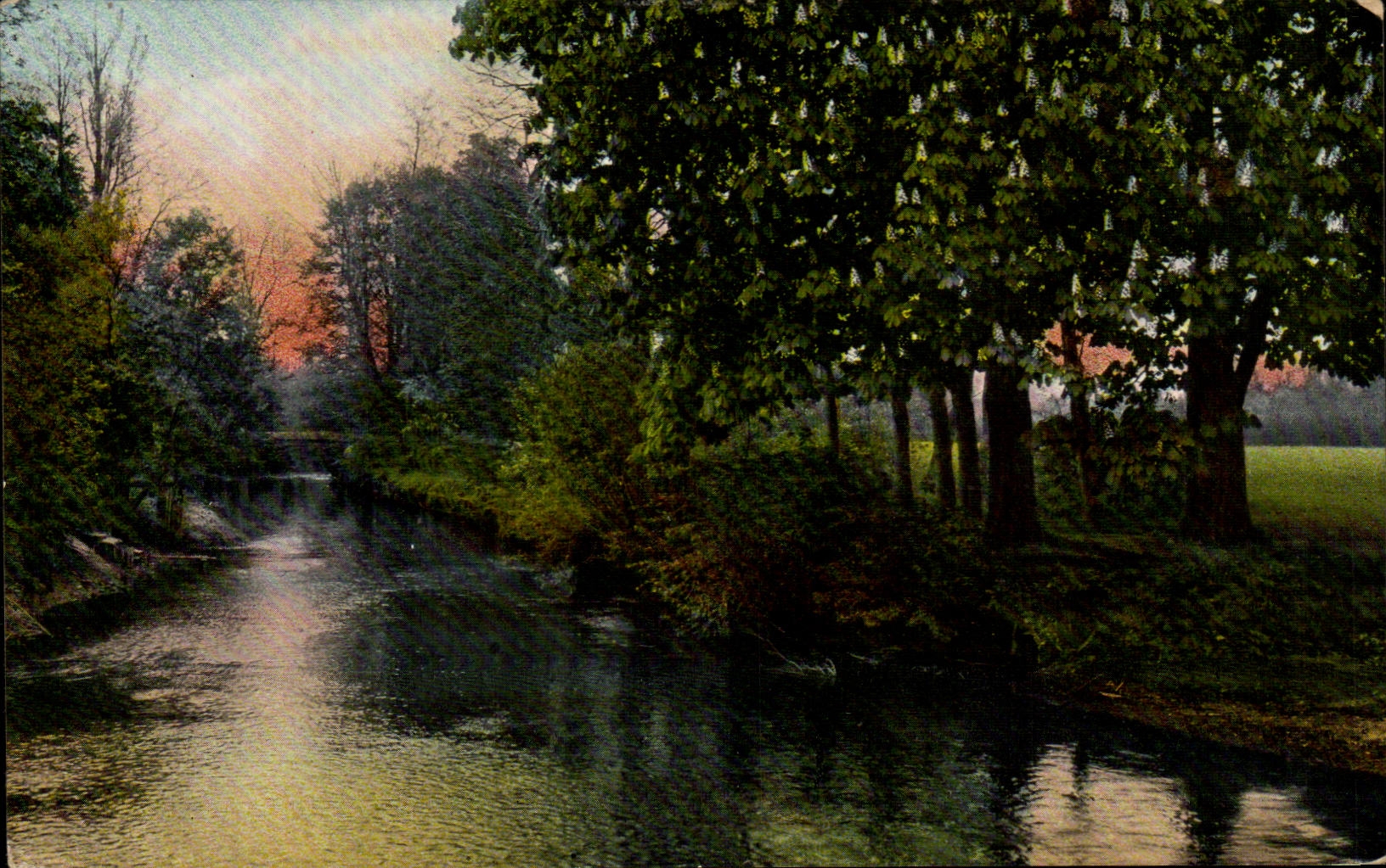 CPA Fantasy Landscape with the bor of water