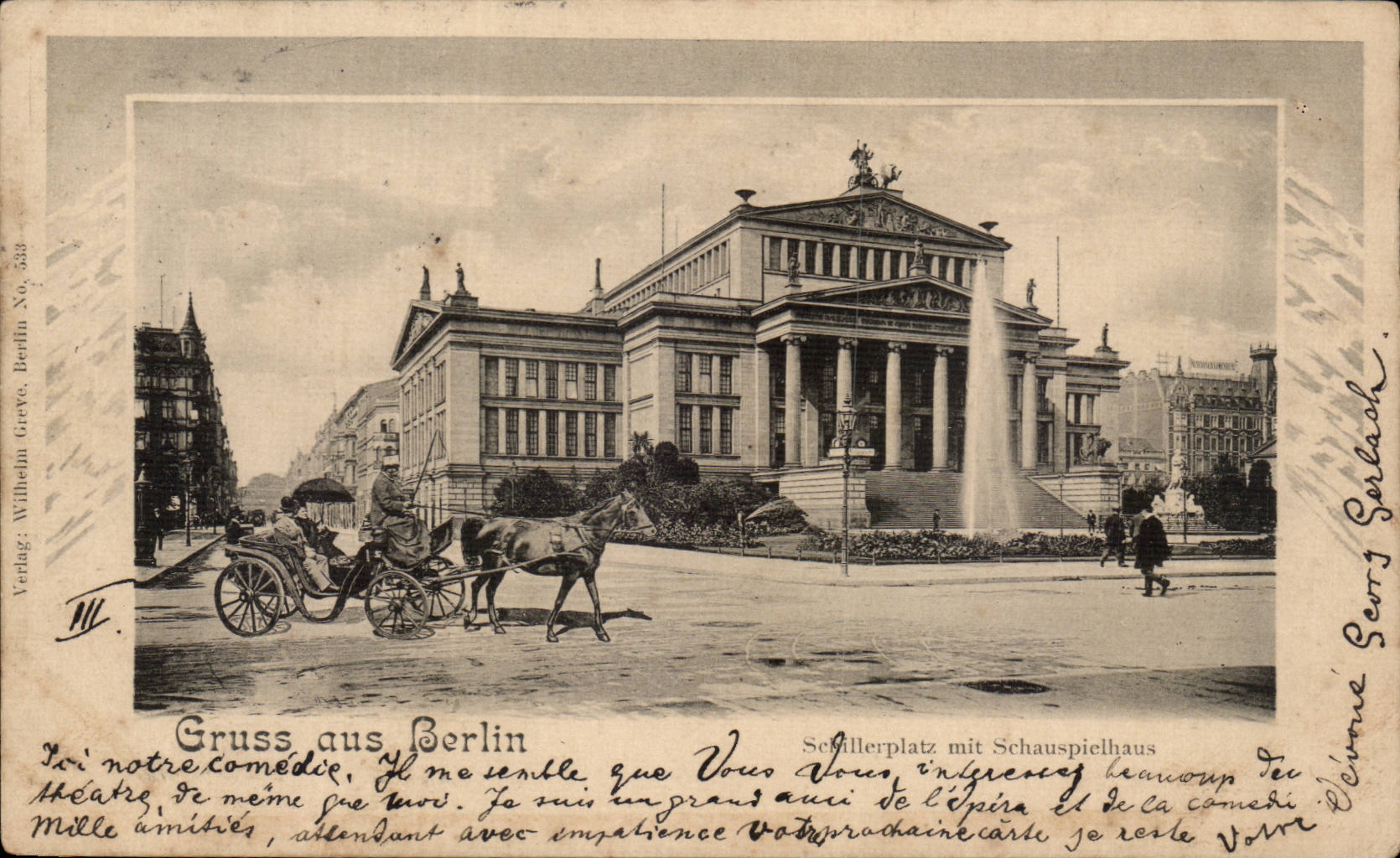 CPA Berlin Schillerplatz setzte Schauspielhaus